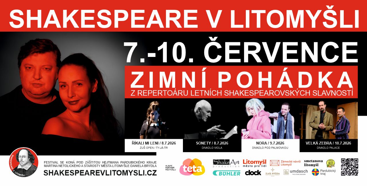 Shakespeare v Litomyšli 2026